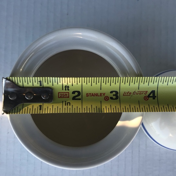 Pfaltzgraff Creamer/Pitcher Sugar Bowl With Lid Stoneware Cloverhill Band - Picture 8 of 10